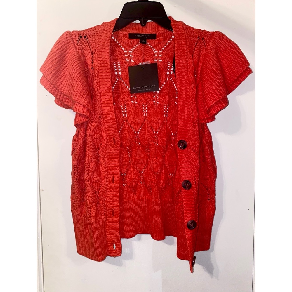 Marc New York Orange Sweater